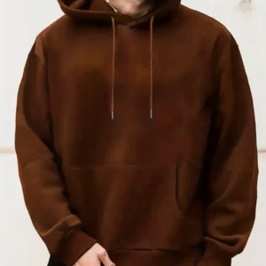 Men’s Pullover Hoodie – Coffee Brown