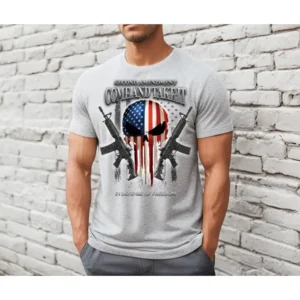 Men’s Patriotic Graphic T-Shirt – Second Amendment “Come and Take It” Print